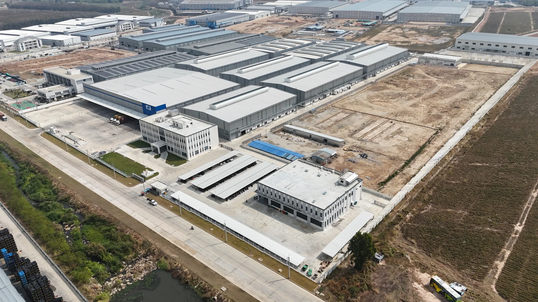 鹏威 PPI · 泰国工厂 · 园区实景航拍